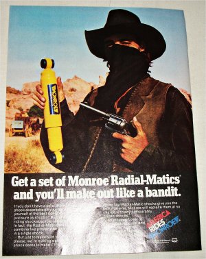 1979 Monroe Radial-Matic Shock Absorbers ad #1