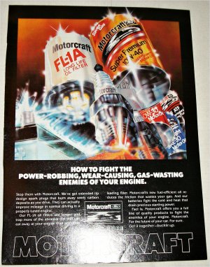 1982 Motorcraft Auto Parts ad #1