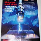 1987 Motorcraft Spark Plugs ad