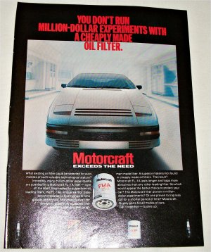 1983 Motorcraft FL1A Oil Filter ad #1