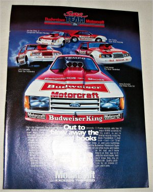 1985 Motorcraft Auto Parts ad