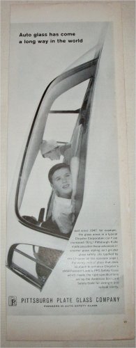 1958 Pittsburgh Plate Glass Company ad