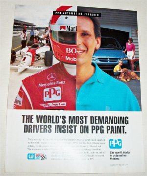1995 Pittsburgh Plate Glass Company Auto Finishes ad