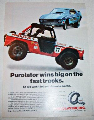 1971 Purolator Filters ad
