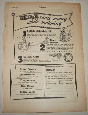 1955 RedeX Refresher ad from the UK