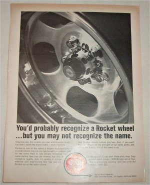 1960 Rocket Wheels ad