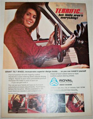 1972 Royal Industries Grant Steering Wheel ad