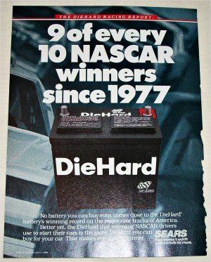 1980 Sears DieHard Battery ad