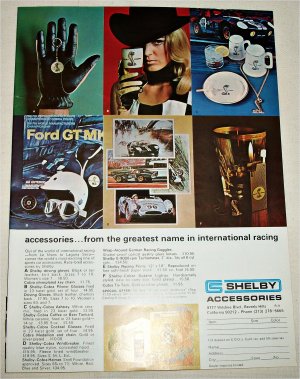 1969 Shelby Accessories ad