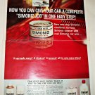 1960 Simoniz Car Wax ad