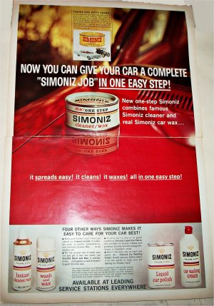 1960 Simoniz Car Wax ad