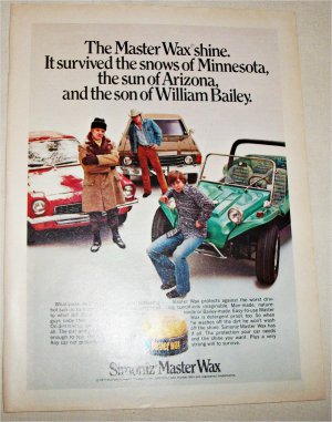 1972 Simoniz Master Wax ad