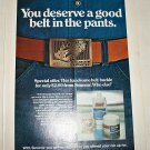 1975 Simoniz Wax Belt Buckle Offer ad