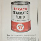 1956 Texaco Texamatic Automatic Transmission Fluid ad