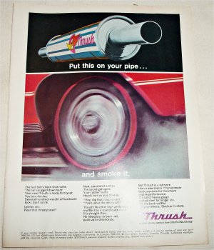 1967 Thrush Muffler ad