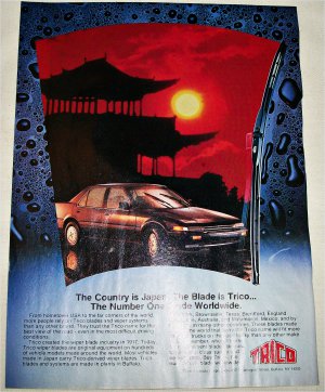 1987 Trico Wiper Blades ad