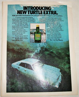 1978 Turtle Extra Car Wax ad