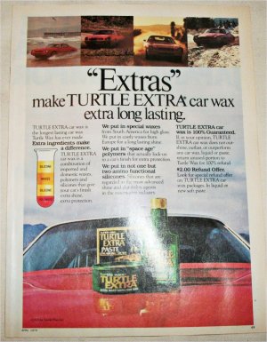 1979 Turtle Extra Car Wax ad