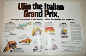 1970 Wynn's Auto Parts Contest ad