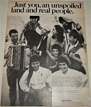 1967 Alitalia Airlines ad