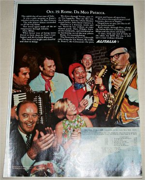 1968 Alitalia Airlines ad