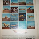 1963 Boeing 727 Jetliner ad