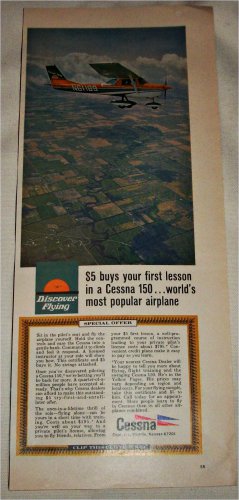Cessna 150 Flying Lesson ad