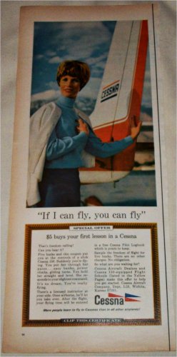 1968 Cessna Flying Lesson ad