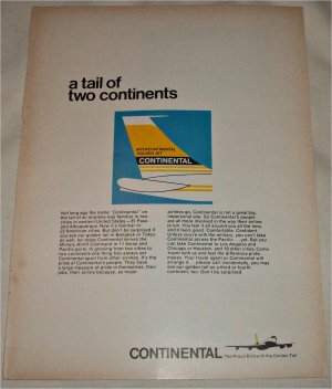 Continental Airlines ad