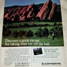 1987 Continental Colorado Golf ad