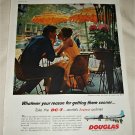 1958 Douglas DC-7 Aircraft ad