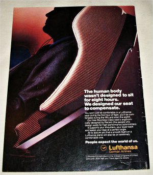 1988 Lufthansa Airlines ad