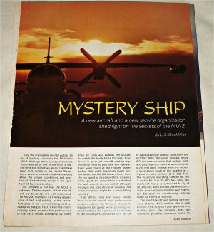Mitsubishi MU-2 Aircraft article