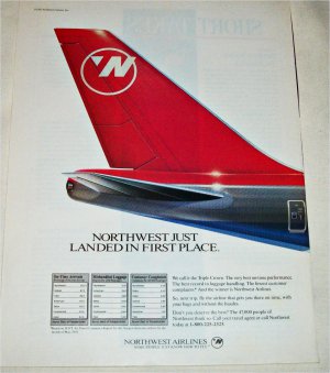 1992 Northwest Airlines ad