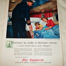1956 Pan American Airlines Europe is only a Dream Away ad
