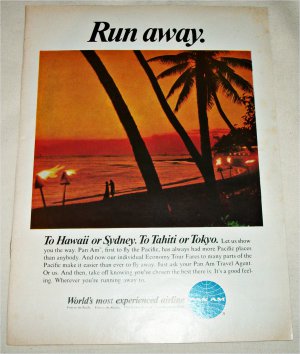Pan Am Airlines Run Away ad