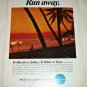 Pan Am Airlines Run Away ad