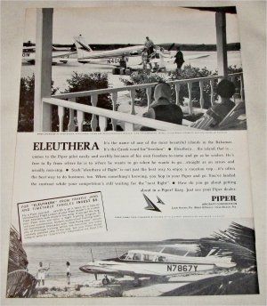 1967 Piper Eleuthera Aircraft ad