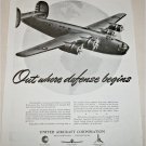 1941 United Aircraft Corporation B24 Liberator ad