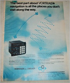 1977 VORTRAC Navigation System ad