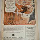 1954 Aetna Insurance Group Forest Fire ad