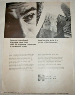 1965 Aetna Life Insurance ad