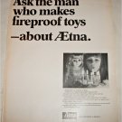 1969 Aetna Life & Casualty Insurance ad