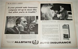 1961 Allstate Auto Insurance ad