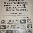 1968 Allstate Deluxe Homeowners Insurance ad