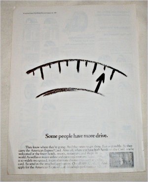 1983 American Express Card ad