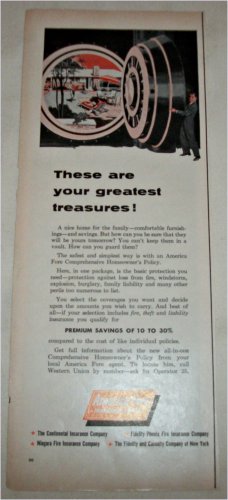 1956 American Fore Insurance Group ad