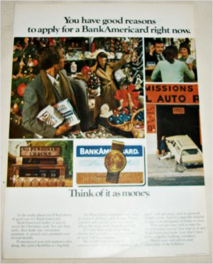 1973 BankAmericard Good Reasons ad #2