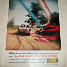 1962 Bank of America Tavelers Cheques Just Married ad