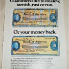 1970 Bank of America Tavelers Cheques Mildew ad